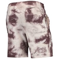 Men's New Era Brown Cleveland Browns Tie-Dye Shorts