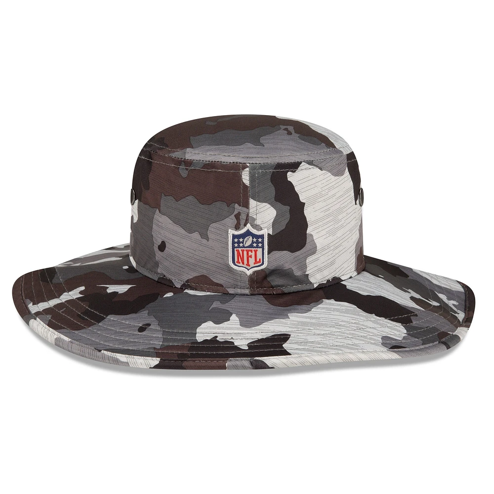 New Era Camo Cleveland Browns 2022 NFL Training Camp Official Panama Bob pour homme