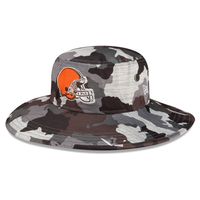 Men's New Era Camo Cleveland Browns 2022 NFL Training Camp - Official Panama Bucket Hat
