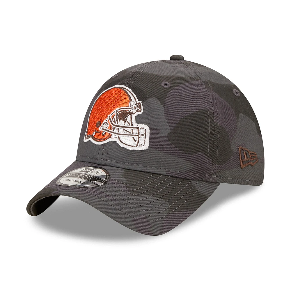 Casquette réglable New Era Camo Cleveland Browns Core Classic 2.0 9TWENTY pour hommes