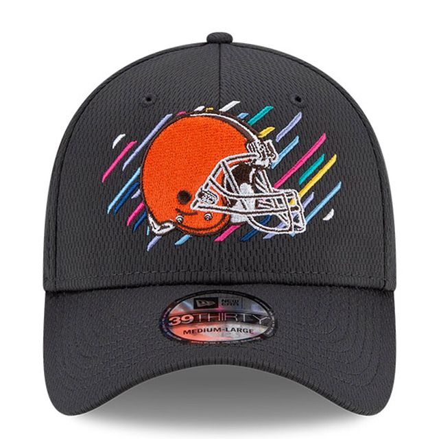 Casquette Cleveland Browns NFL 2021 Charcoal New Era pour homme - 39THIRTY Flex