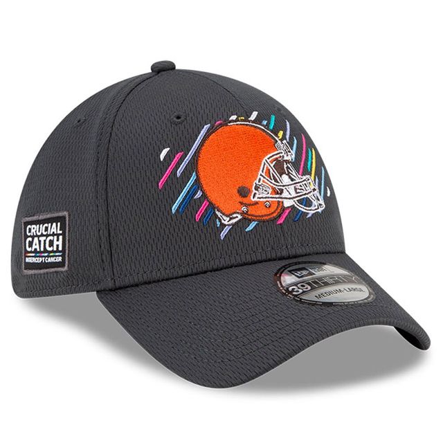 Casquette Cleveland Browns NFL 2021 Charcoal New Era pour homme - 39THIRTY Flex