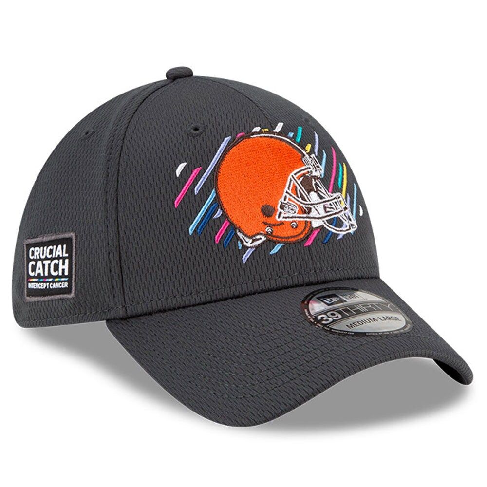 Men's New Era Charcoal Cleveland Browns 2021 NFL Crucial Catch