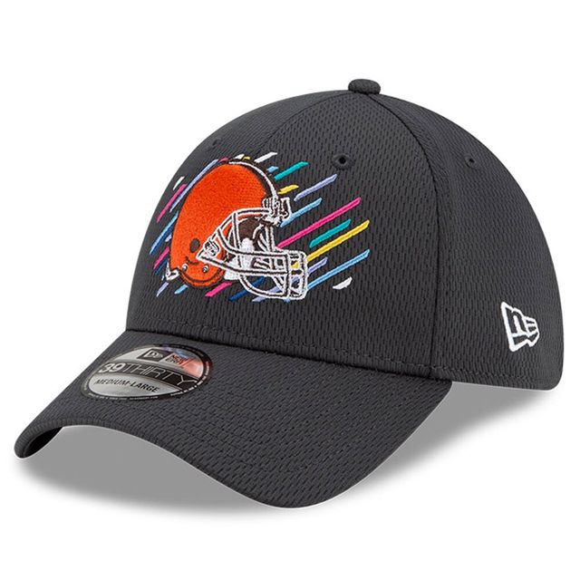 Casquette Cleveland Browns NFL 2021 Charcoal New Era pour homme - 39THIRTY Flex