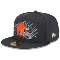 Cleveland Browns New Era 2021 NFL Crucial Catch 59FIFTY Fitted Hat - Charcoal