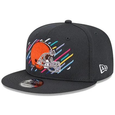 Cleveland Browns New Era 2021 NFL Crucial Catch 9FIFTY Snapback Adjustable Hat - Charcoal