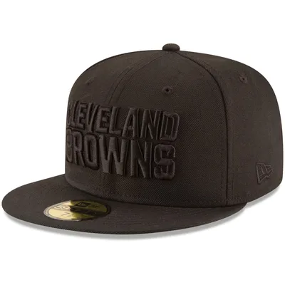 Cleveland Browns New Era Black on 59FIFTY Fitted Hat