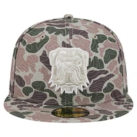 Casquette ajustée Cleveland Browns Geo Camo 59FIFTY de New Era pour homme