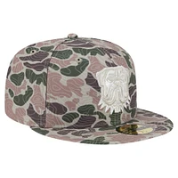 Casquette ajustée Cleveland Browns Geo Camo 59FIFTY de New Era pour homme