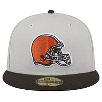 Casquette ajustée 59FIFTY Cleveland Browns Stoney New Era pour hommes