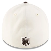 Men's New Era  Cream/Brown Cleveland Browns 2025 NFL Draft 39THIRTY Flex Hat