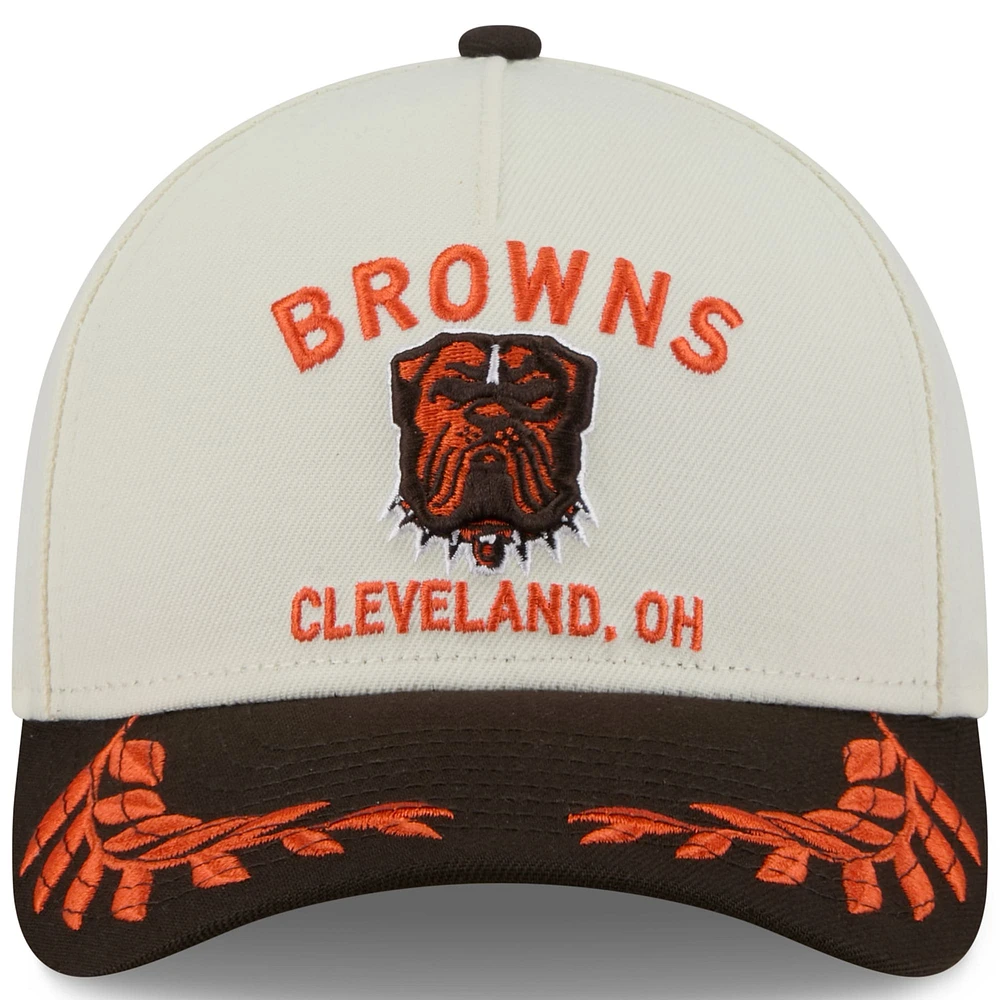 Men's New Era / Cleveland Browns 2025 NFL Draft 9FORTY A-Frame M-Crown Adjustable Hat