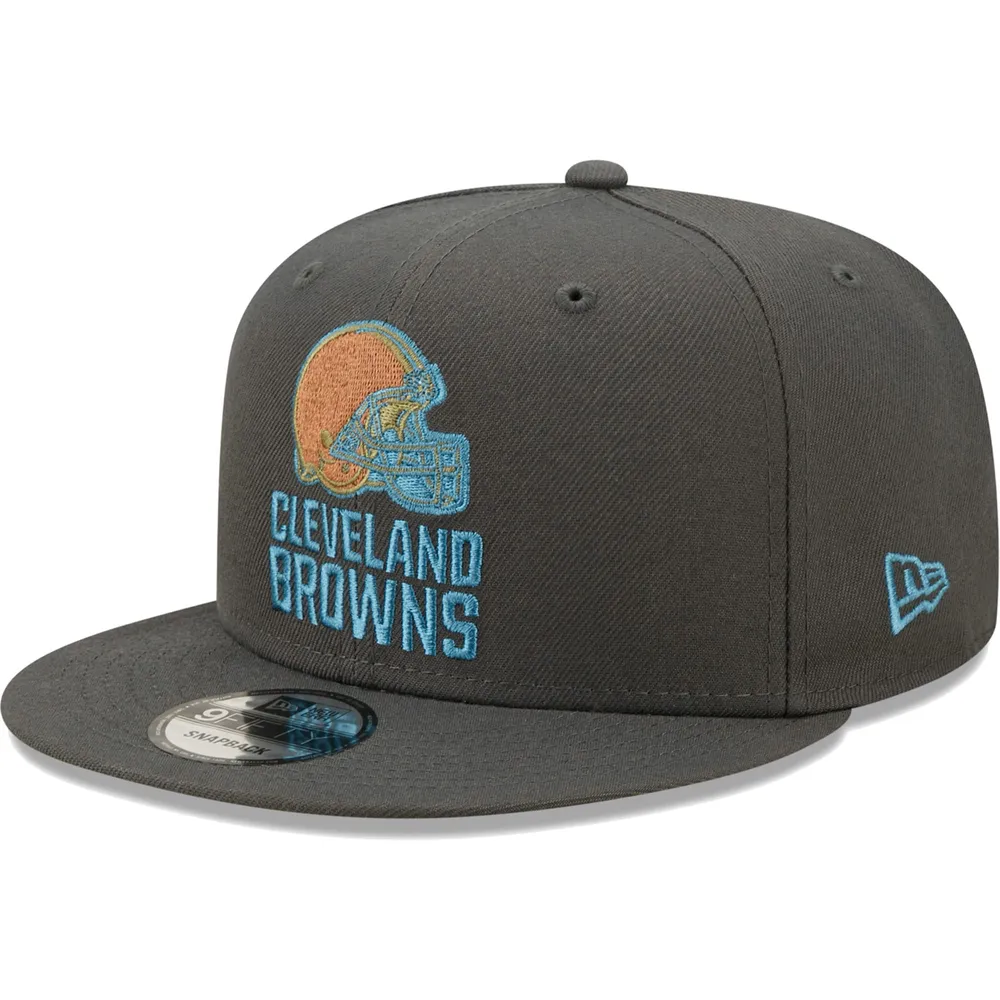 Cleveland Browns Hat Cap Snap Back Mens New Era NFL White