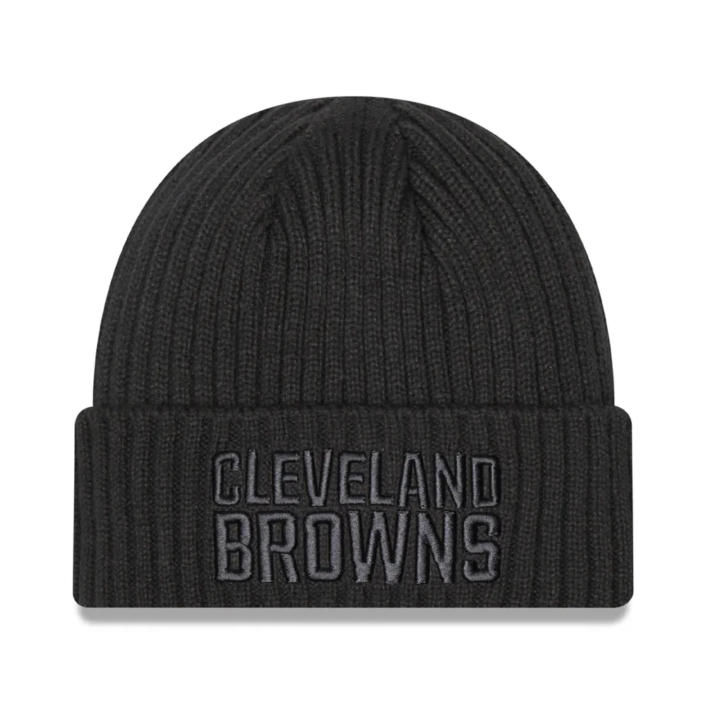 Lids Cleveland Browns New Era Core Classic Tonal Cuffed Knit Hat - Graphite