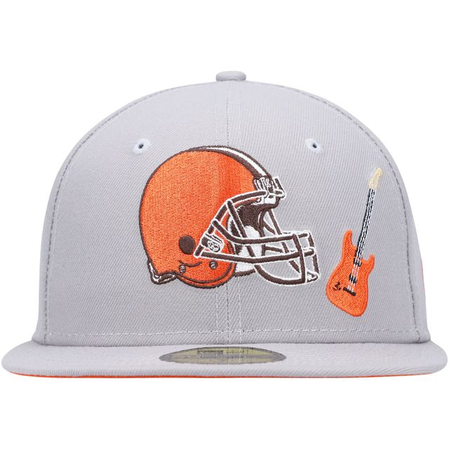 Casquette ajustée 59FIFTY Cleveland Browns City Décrire pour homme New Era grise