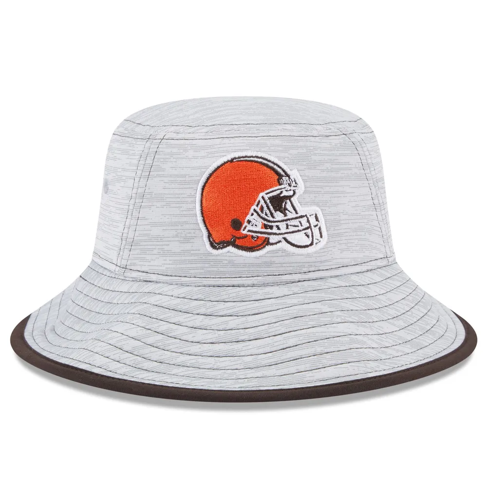 Chapeau bob Game des Cleveland Browns New Era gris pour homme