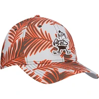 Men's New Era Gray Cleveland Browns Palms 39THIRTY Flex Hat