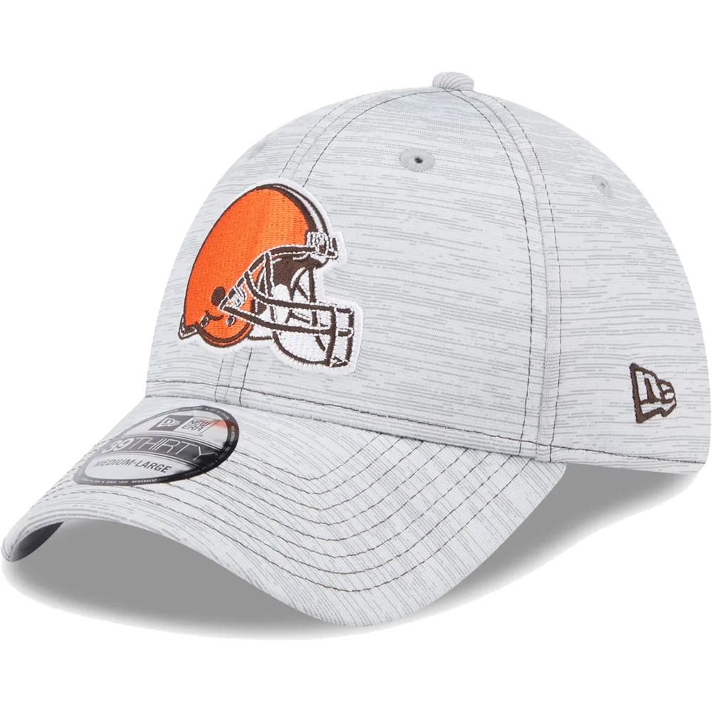 New Era Men's New Era Gray Cleveland Browns Speed 39THIRTY Flex Hat