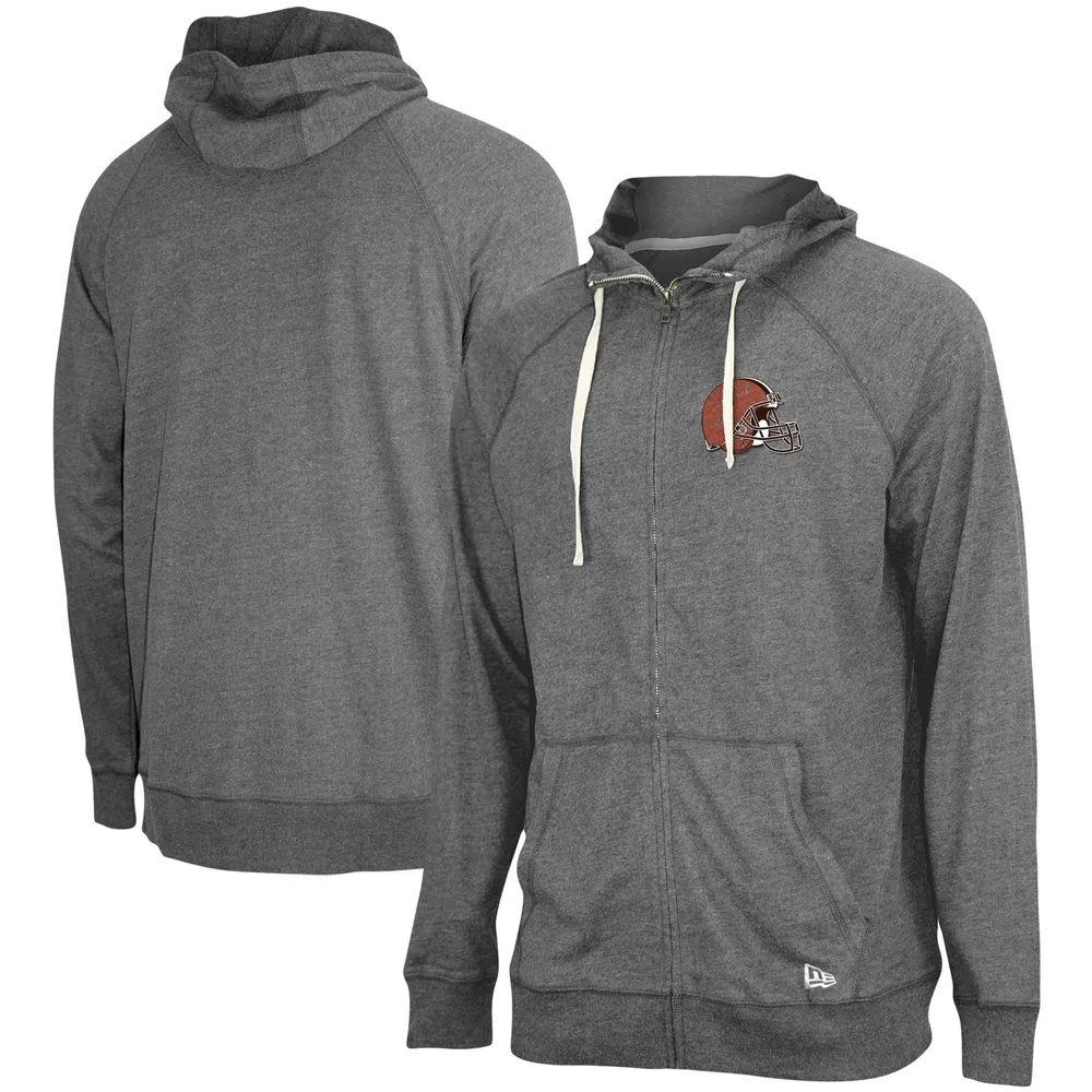 Men's Starter Brown Cleveland Browns Extreme Full-Zip Hoodie Jacket