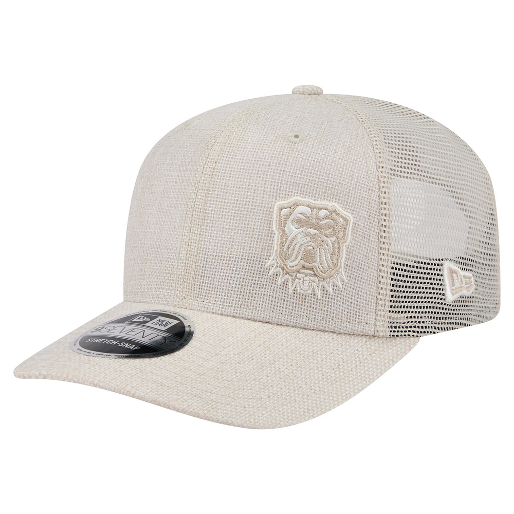 Men's New Era Natural Cleveland Browns Flawless 9SEVENTY Stretch-Snap Hat