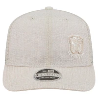Men's New Era Natural Cleveland Browns Flawless 9SEVENTY Stretch-Snap Hat