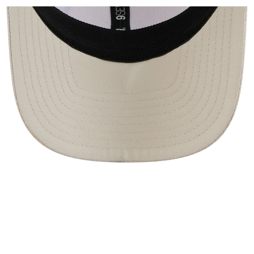 Men's New Era Natural Cleveland Browns Flawless 9SEVENTY Stretch-Snap Hat