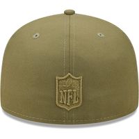 Men's New Era Olive Cleveland Browns Color Pack 59FIFTY Fitted Hat