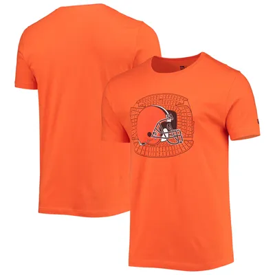 Cleveland Browns New Era Stadium T-Shirt - Orange