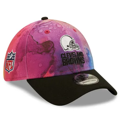 Cleveland Browns New Era 2022 NFL Crucial Catch 39THIRTY Flex Hat - Pink/Black