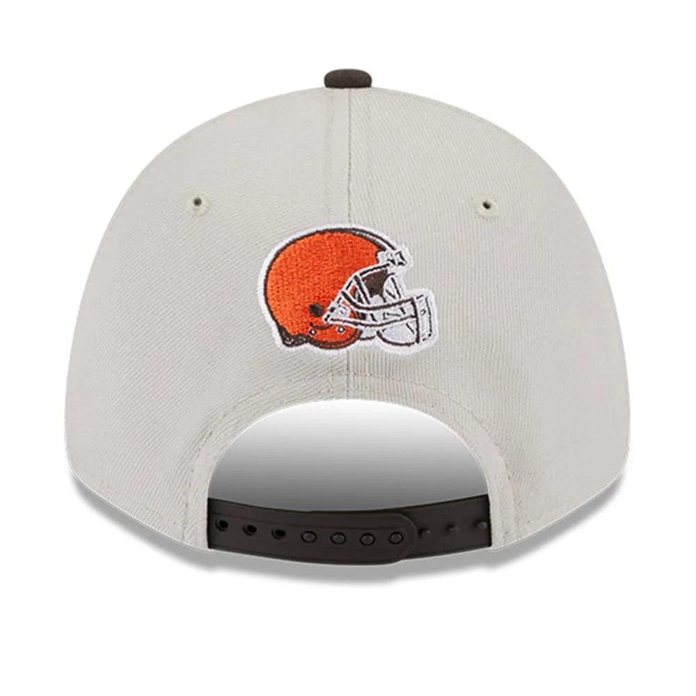 New Era Men's Brown Cleveland Browns 2023 NFL Draft 9FORTY Adjustable Hat