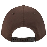 Men's New Era  White/Brown Cleveland Browns Adventure Gradient 9FORTY M-Crown A-Frame Adjustable Hat