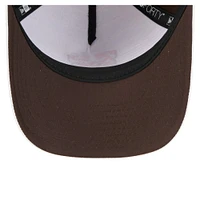 Men's New Era  White/Brown Cleveland Browns Adventure Gradient 9FORTY M-Crown A-Frame Adjustable Hat