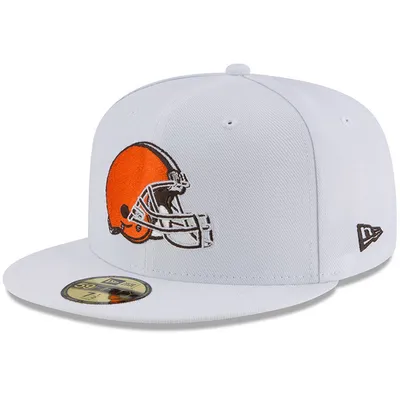 Cleveland Browns New Era Omaha 59FIFTY Fitted Hat - White