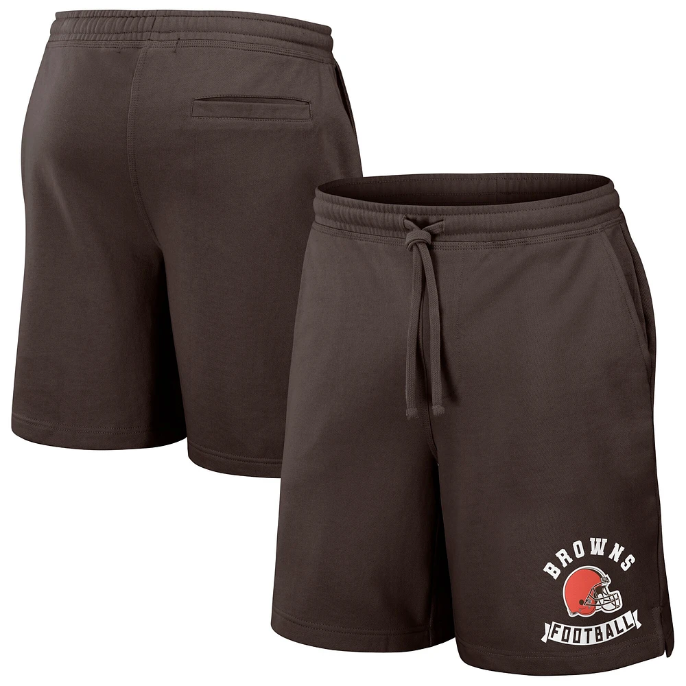 Men's NFL x Darius Rucker Collection by Fanatics Brown Cleveland Browns Washed Shorts