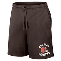 Short délavé pour homme de la collection NFL x Darius Rucker par Fanatics Brown Cleveland Browns