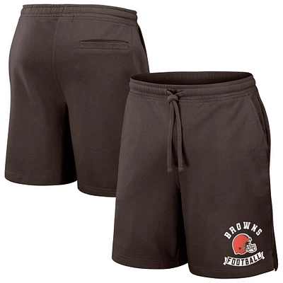 Men's NFL x Darius Rucker Collection by Fanatics Brown Cleveland Browns Washed Shorts