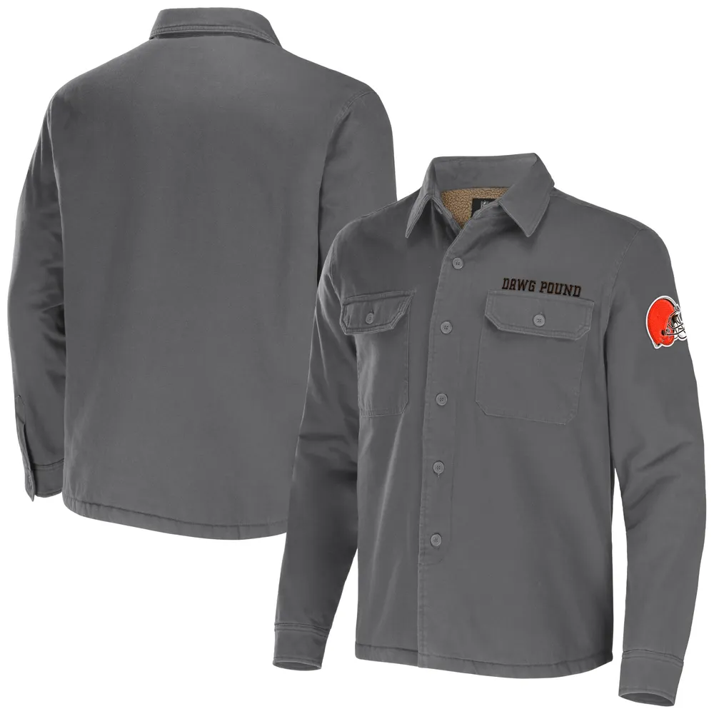 cleveland browns button down shirt