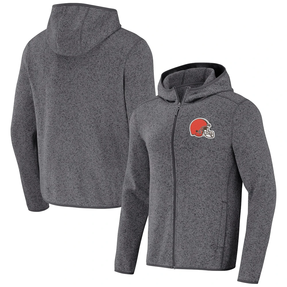 Sweat à capuche en polaire gris pour homme de la collection NFL x Darius Rucker Fanatics Cleveland Browns