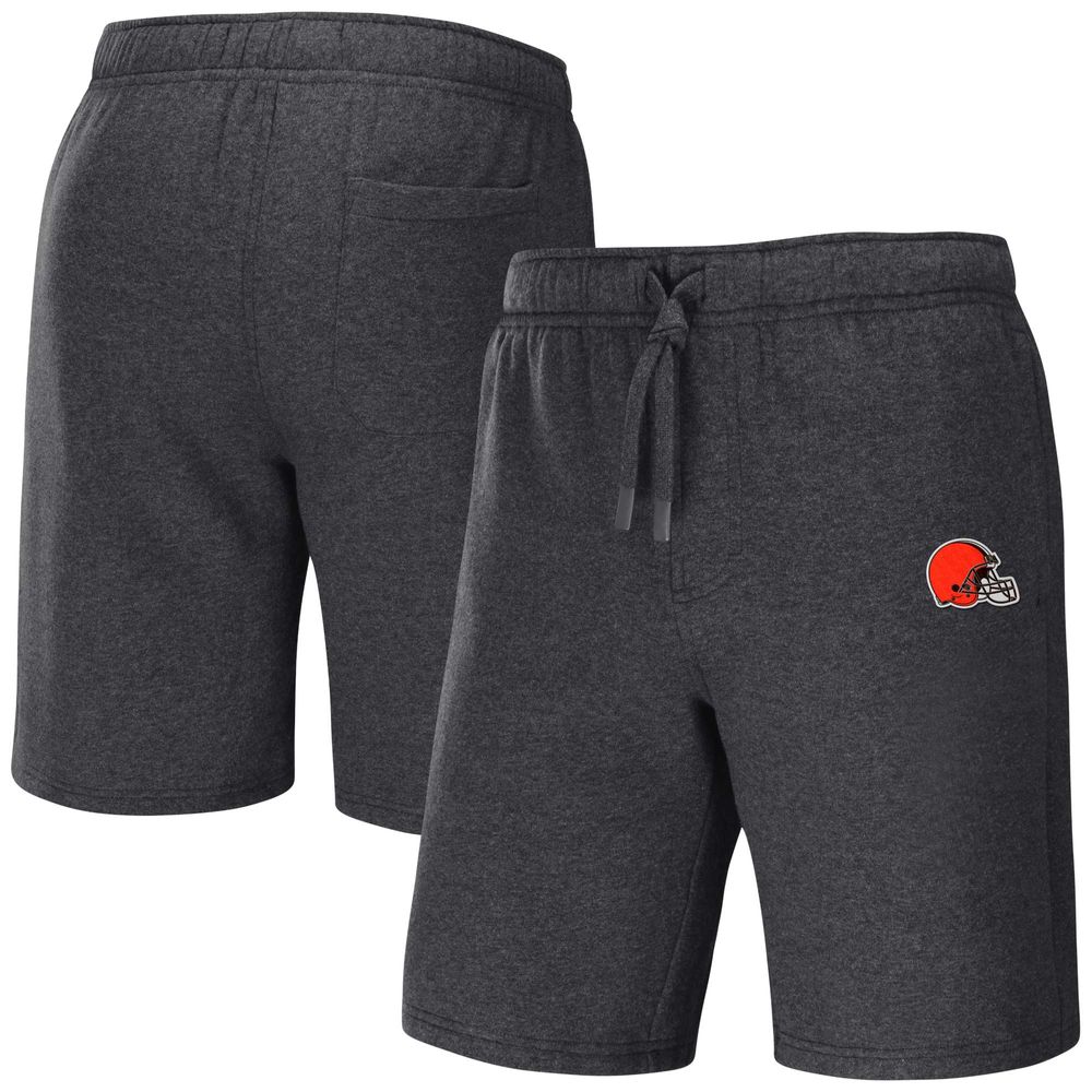 Men's NFL x Darius Rucker Collection by Fanatics Heather Charcoal Cleveland Browns Logo Shorts