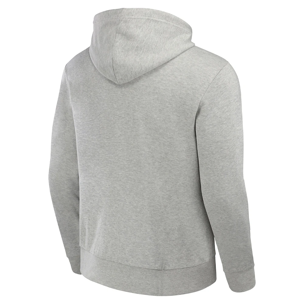 Sweat à capuche zippé pour homme de la collection NFL x Darius Rucker Fanatics, gris chiné, Cleveland Browns