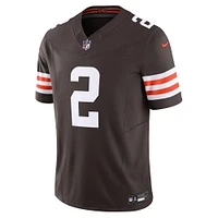 Men's Nike Amari Cooper Brown Cleveland Browns Vapor F.U.S.E. Limited Jersey