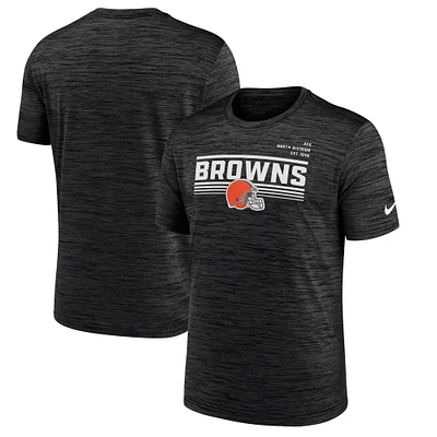 Men's Nike Anthracite Cleveland Browns Yardline Velocity Performance T-Shirt