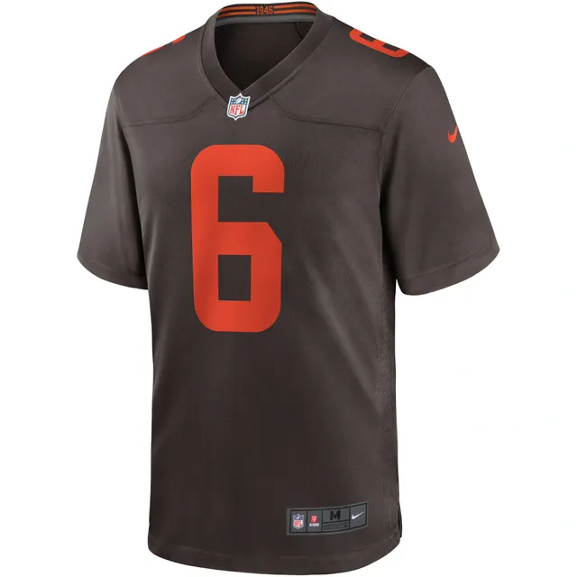 Men's Nike Baker Mayfield Brown Cleveland Browns Alternate Vapor Limited  Jersey