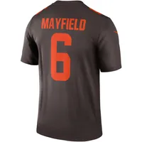 Nike Men's Nike Baker Mayfield Brown Cleveland Browns Alternate Legend  Jersey