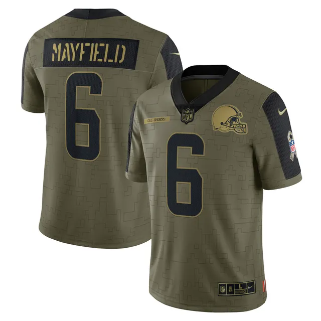 Men's Cleveland Browns Baker Mayfield Nike Brown Game Jersey