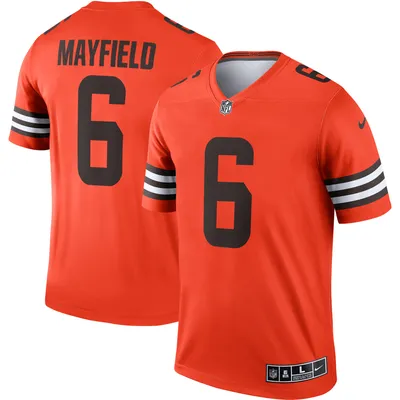 Buy the NFL Men Brown Baker Mayfield Jersey 2XL