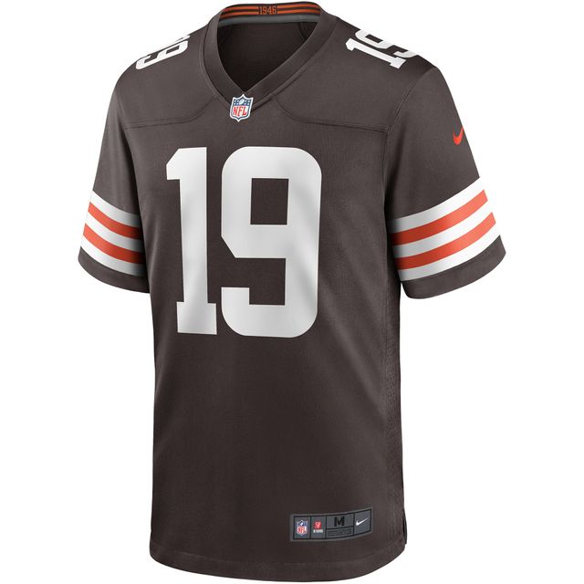 Maillot de joueur retraité Nike Bernie Kosar Brown des Cleveland Browns pour hommes