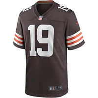 Men's Nike Bernie Kosar Brown Cleveland Browns Game Retired Player Jersey