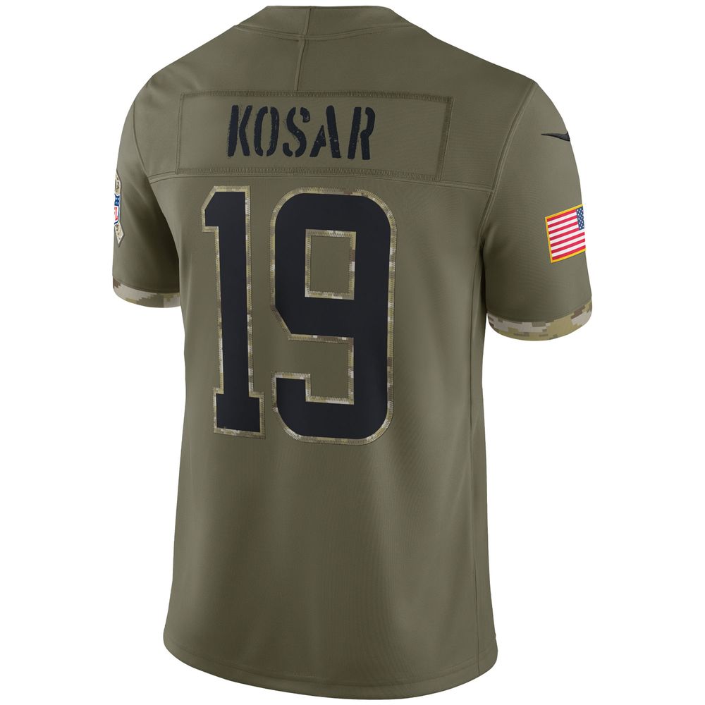 Nike Men's Nike Bernie Kosar Olive Cleveland Browns 2022 Salute To Service  Retired Player Limited Jersey