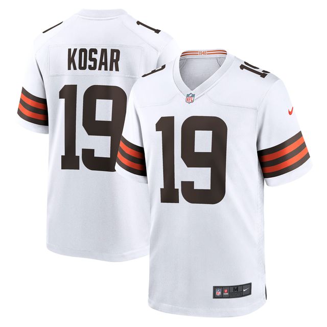 Maillot de match joueur retraité Nike Bernie Kosar des Cleveland Browns pour homme, blanc